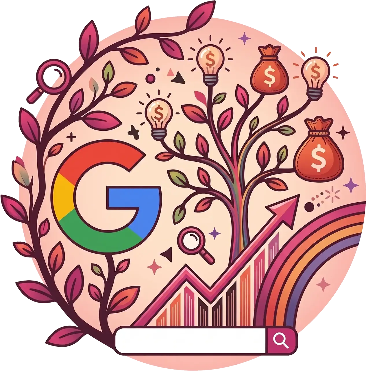 Google Ads management campaign dashboard showing PPC performance